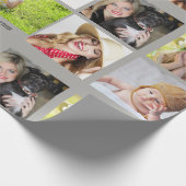 Grootmoeder grootvader PHOTO Collage Gift Cadeaupapier (Hoek)