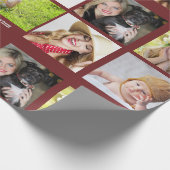 Grootmoeder grootvader PHOTO Collage Gift Cadeaupapier (Hoek)