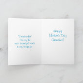 Grootmoeder in vele talen Moederdag Kaart (Binnen)