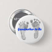 Grootmoeder-in-zijn Ronde Button 5,7 Cm (Voorkant /achterkant)