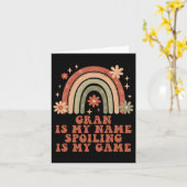 Grootmoeder Is Mijn Naam Verwennen Is Mijn Spel Re Kaart (Gele Bloem)