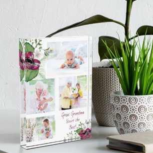 Grootmoeder. Je bent de beste magenta Anemone Fotoblokken