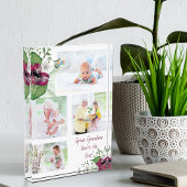 Grootmoeder Je bent de beste magenta Anemone Fotoblokken