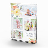 Grootmoeder, je bent de beste perzik gele bloemen fotoblokken (Rechts)