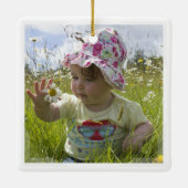 Grootmoeder keramische foto Ornament (Achterkant)