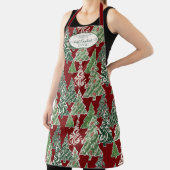 Grootmoeder kerstboom Waterverf koekjes bakken Schort (Insitu)