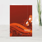 Grootmoeder kerstkaarten feestdagen kaart (Achterkant)