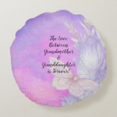 Grootmoeder liefde voor kleindochter kan altijd be rond kussen (Achterkant)