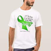 Grootmoeder Lime Green Ribbon - Lymfoom T-shirt (Voorkant)