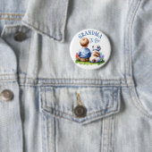 Grootmoeder moet worden | Baby en Bulldog Baby sho Ronde Button 5,7 Cm (In situ)