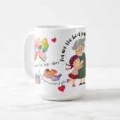 Grootmoeder mok (Voorkant links)