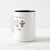 Grootmoeder Mok, gepromoot naar grootmoeder Tweekleurige Koffiemok (Voorkant links)