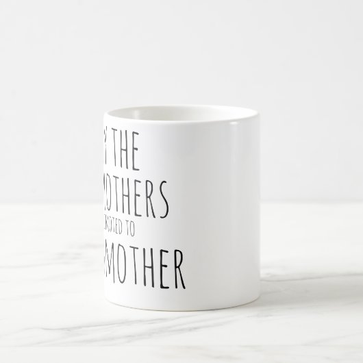 grootmoeder nana mok nieuwe zwangerschapsaankondig (Center)