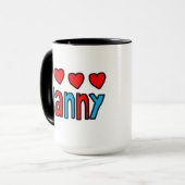 grootmoeder nanny mok (Voorkant links)