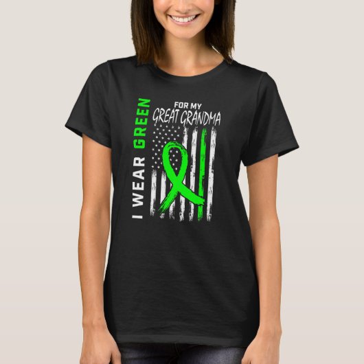 Grootmoeder Nierziekte Cerebral Palsy Awaren T-shirt (Voorkant)