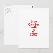 Grootmoeder om 11 Briefkaart te zijn (Voorkant / Achterkant)