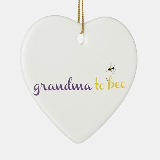 Grootmoeder om te worden keramisch ornament (Rechts)