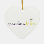 Grootmoeder om te worden keramisch ornament (Voorkant)