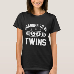 Grootmoeder om tweelingen te worden 2019 t-shirt