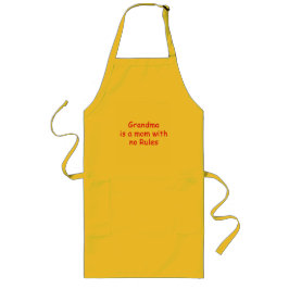 Grootmoeder oma Chefs BBQ koken Long Apron Lang Schort
