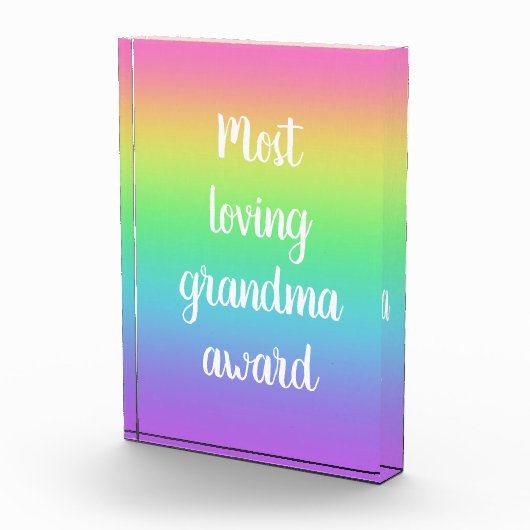 Grootmoeder-onderscheiding Fotoblokken (Rechts)