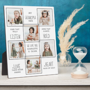 Grootmoeder op maat fotoplaat