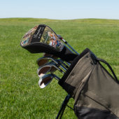 Grootmoeder Oprichting Fotocollage Aandenken Golfheadcover (Insitu)