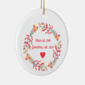 Grootmoeder Ornament, cadeau voor oma, kleinkind Keramisch Ornament (Rechts)