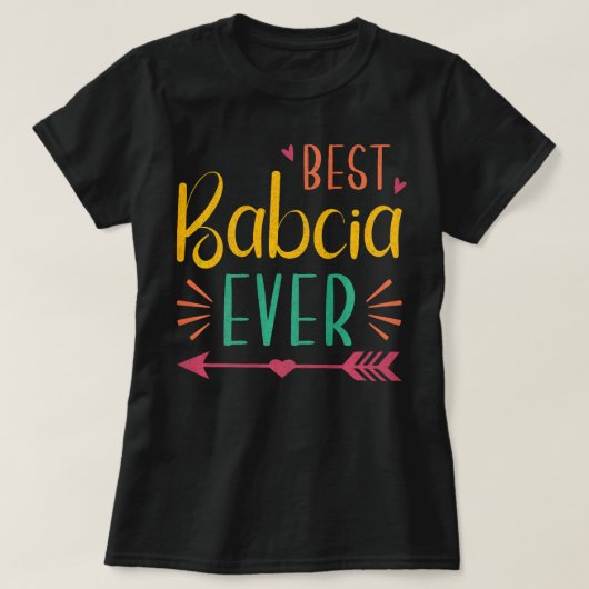 Grootmoeder pierogi koken bakken Poolse een T-shirt (Design voorkant)