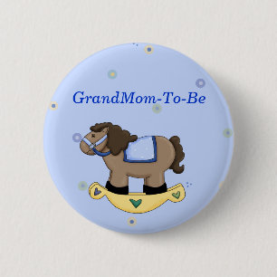 Grootmoeder Pin-Button van het Baby shower van Roc Ronde Button 5,7 Cm