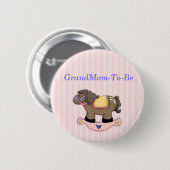 Grootmoeder Pin-Button van het Baby shower van Roc Ronde Button 5,7 Cm (Voorkant /achterkant)