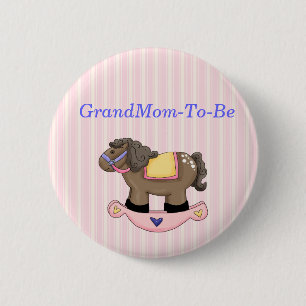 Grootmoeder Pin-Button van het Baby shower van Roc Ronde Button 5,7 Cm