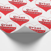 Grootmoeder Pools hart Cadeaupapier (Hoek)