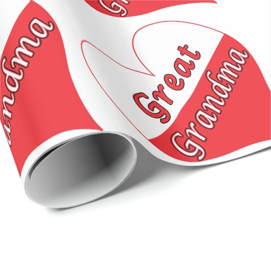 Grootmoeder Pools hart Cadeaupapier (Rol Hoek)