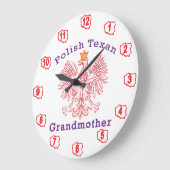 Grootmoeder Poolse Texan Eagle Grote Klok (Hoek)