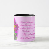 Grootmoeder primula floral fine art gift mok (Midden)