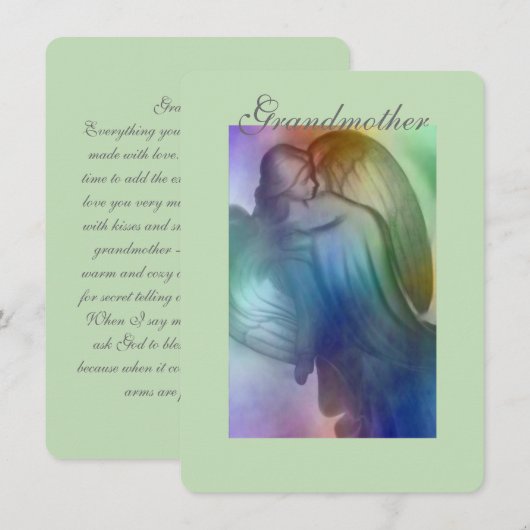 Grootmoeder Rainbow Angel (Voorkant / Achterkant)