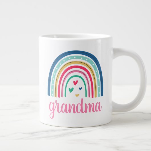 Grootmoeder Rainbow Grote Koffiekop (Rechts)