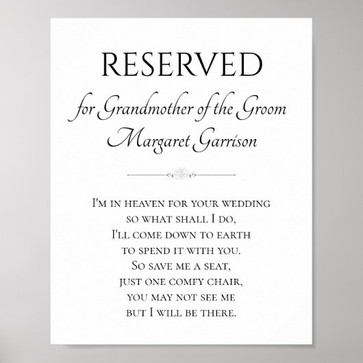 Grootmoeder redt een herdenkingshuwelijk poster (Voorkant)