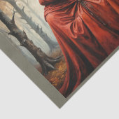 Grootmoeder rode ridderhoed met de wolf tissuepapier (Detail)