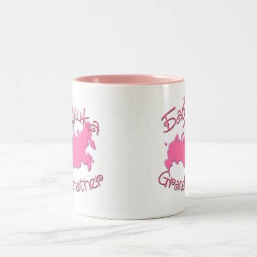 Grootmoeder (Russische kaart) Tweekleurige Koffiemok (Center)