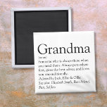 Grootmoeder, 's werelds beste oma magneet<br><div class="desc">Geef je grootmoeder,  oma,  oma,  oma,  oma,  Nan,  Nanny of Abuela een unieke gave voor creëer om verjaardagen,  Kerstmis,  moederdag,  baby showers of elke dag te shows hoeveel ze voor je betekent. Een perfecte manier om haar te shows hoe geweldig ze elke dag is. Ontworpen door: Thisnotme©</div>