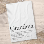 Grootmoeder, 's werelds beste oma theedoek<br><div class="desc">Geef je grootmoeder,  oma,  oma,  oma,  oma,  Nan,  Nanny of Abuela een unieke gave voor creëer om verjaardagen,  Kerstmis,  moederdag,  baby showers of elke dag te shows hoeveel ze voor je betekent. Een perfecte manier om haar te shows hoe geweldig ze elke dag is. Ontworpen door: Thisnotme©</div>