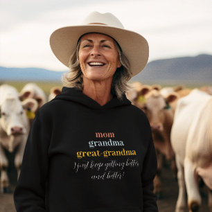 Grootmoeder   Schattige beter & beter Hoodie
