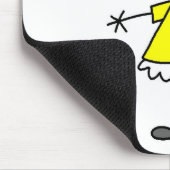 Grootmoeder Stick Figure Muismat (Hoek)