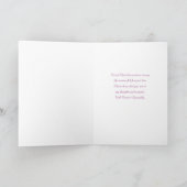 Grootmoeder sympathie Spirituele vlinder Kaart (Binnen)