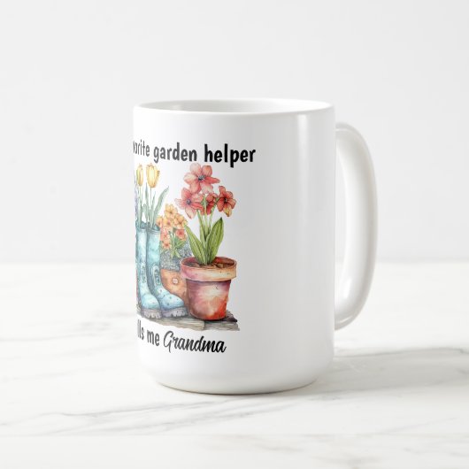 Grootmoeder tuin koffiemok (Voorkant rechts)