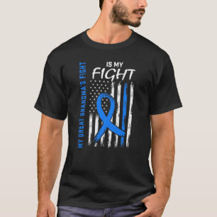 Grootmoeder Type 2 Diabetes Awareness American F T-shirt