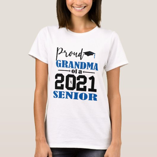 Grootmoeder van 2021 senior t-shirt (Voorkant)