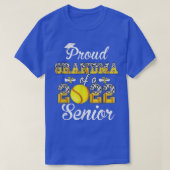Grootmoeder van 2022 Senior Leopard Softball Ga T-shirt (Design voorkant)